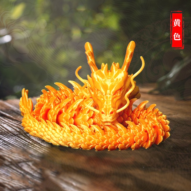 3D Printing Chinese Dragon Landscape Ornaments Crafts Joint Activities Creative Handmade Decorative Childrens Gift Toys