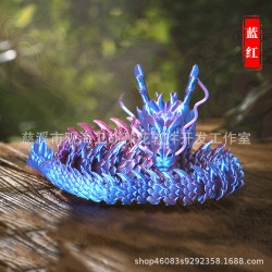 3D Printing Chinese Dragon Landscape Ornaments Crafts Joint Activities Creative Handmade Decorative Childrens Gift Toys