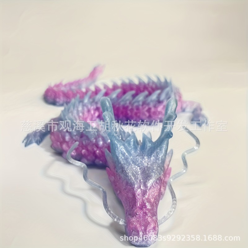 3D Printing Chinese Dragon Landscape Ornaments Crafts Joint Activities Creative Handmade Decorative Childrens Gift Toys